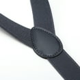 thumbnail image 7 of Unisex Elastic Strap Suspenders Y-Back Braces Solid Color Anti-break Wedding Suit Adjustable Strap Party Daily Accessory, 7 of 7