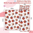 thumbnail image 5 of White Background Football Helmets Pattern Toddler Nap Mats for Kids Preschool,Sleeping Mat Bag or Kids,Toddler Sleeping Bag,Toddler Nap Mat or Daycare, 5 of 6