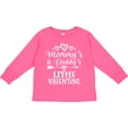 thumbnail image 3 of Inktastic Mommy and Daddy Little Valentine Boys or Girls Long Sleeve Toddler T-Shirt, 3 of 5