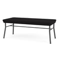 thumbnail image 2 of Mystic Reception Waiting Room 18.5" 2-Seat Bench / Charcoal Steel / Black, 2 of 5
