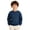 R129 Navy, variant on Ruiwill Boys Sweatshirts Solid Color Pullover Crewneck Fall Winter Boys Sweatshirts