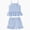 009baby girl outfits-Blue, variant on Toddler Baby Girl Outfits Solid Summer Clothes Bow-tie Sleeveless Top and Ruffled Shorts Kaprioy Toddler Girl Clothes 18 24 Months 2T 3T 4T