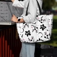 thumbnail image 7 of Sigee Cute Cow and Milk Stains Print Extra Large Waterproof Beach Travel Bag with Zipper - Durable and Versatile for Vacation, Gym, and Daily Use, 7 of 7
