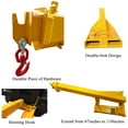 thumbnail image 5 of INTBUYING Forklift Crane Lifting Hoist Truss Jib Boom Hook 2T Capacity 67-110in Adjust, 5 of 10