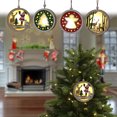 thumbnail image 1 of Xihbxyly Oferta Relampago Cabaña Navideña de Madera, Adornos Navideños Colgantes, Decoración Navideña Colgante para Árbol de Navidad Iluminado, 1 of 6