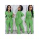 thumbnail image 5 of Conjunto de 2 piezas para mujer, ropa africana Dashiki, nueva moda de verano y otoño, top de manga larga y pantalones, traje de fiesta para mujer, conjuntos a juego, 5 of 5