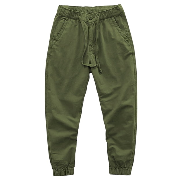 Lenpel Pantalons Cargo Grande Taille pour Femmes Taille Élastique à Cordon Capri de Randonnée Pantalons Décontractés Raccourcis avec Sachets (Vert Armée, 4TG)