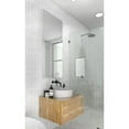 thumbnail image 3 of Trinity 48 in. x 22 in. Square Radius Mirror, 3 of 8