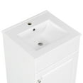 thumbnail image 4 of Vale Modern 20" Bathroom Vanity Cabinet with Sink, Soft Closing Door, White, 4 of 13