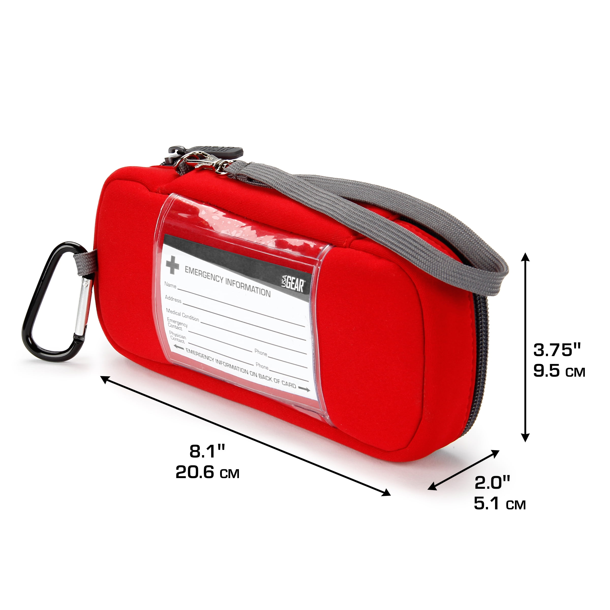 USA GEAR Epi Pen Carrying Case Insulated Bag for Dominican