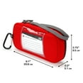 thumbnail image 6 of USA GEAR Asthma Inhaler Holder with Emergency Card, Belt Loop, Water Resistant Neoprene, Red, 6 of 9