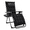 Black, variant on Zero Gravity Chair, Reclining Camping Lounge Chair For Indoor, Reclining Patio Chairs With Cup Holder Trays And Removable Cushion