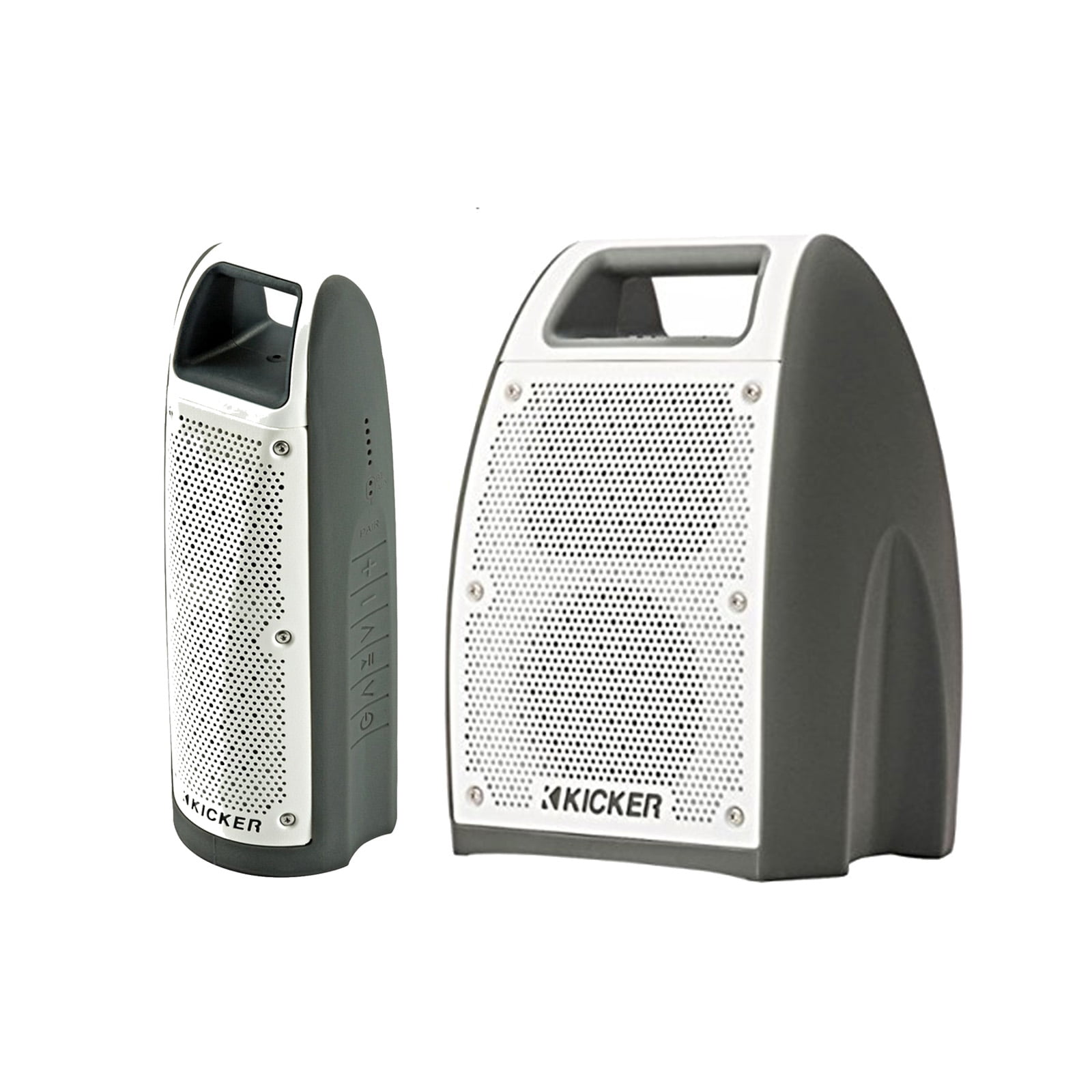 Kicker Bullfrog 400 Bluetooth and FM Outdoor Audio System w/ 3" Drivers (Gray) Kicker Bullfrog