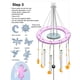 thumbnail image 4 of Matsuzay Molde de resina Windchime, herramientas de epoxi de silicona, Kit de molde reutilizable de fundición para decoración, artesanía para Artesanía Tipo 5 Matsuzay HA010212-05, 4 of 6