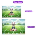 thumbnail image 5 of Happy Easter Hello Spring Rat Terrier Playing Football Indoor Rug Ratty Dog Lover Carpet Living Bed Room Sofa Home Decor - 13003, 5 of 5
