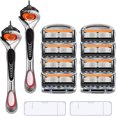 thumbnail image 1 of 48-Piece Men's/Women Razor Blade Replacement Set with Free Handle, Long Handle Double Edge Safety Razor, Ultra Sharp Stainless for Smooth Shaving for Face Head Body, Ideal Gift(2SET-8PCS), 1 of 8