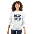 thumbnail image 3 of You Had Me At Deep Fried Southern Unisex Plus Fleece Graphic Sweatshirt Brisco Brands 5X, 3 of 5