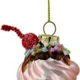 thumbnail image 3 of Northlight 6" Pink and Blue Cupcake Tower Glass Christmas Ornament, 3 of 4