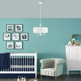 thumbnail image 6 of 41773-03 Livex Lighting Edinburgh - 3 Light Pendant In Transitional Style-14 Inches Tall and 16 Inches Wide-White Finish    -Traditional Installation, 6 of 10