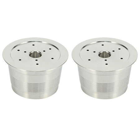 

2X Compatible for Caffitaly Coffee Machine Maker Stainless Steel Refillable Reusable Capsule for Caffitaly Cafe Capsule