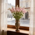 thumbnail image 6 of Fake Hyacinth Flowers Bouquet Set of 5, Silk Artificial Hyacinths with Flexible Stems for Home Decor, Dining Table Centerpieces, Bedroom, Wedding Arrangements, 6 of 6