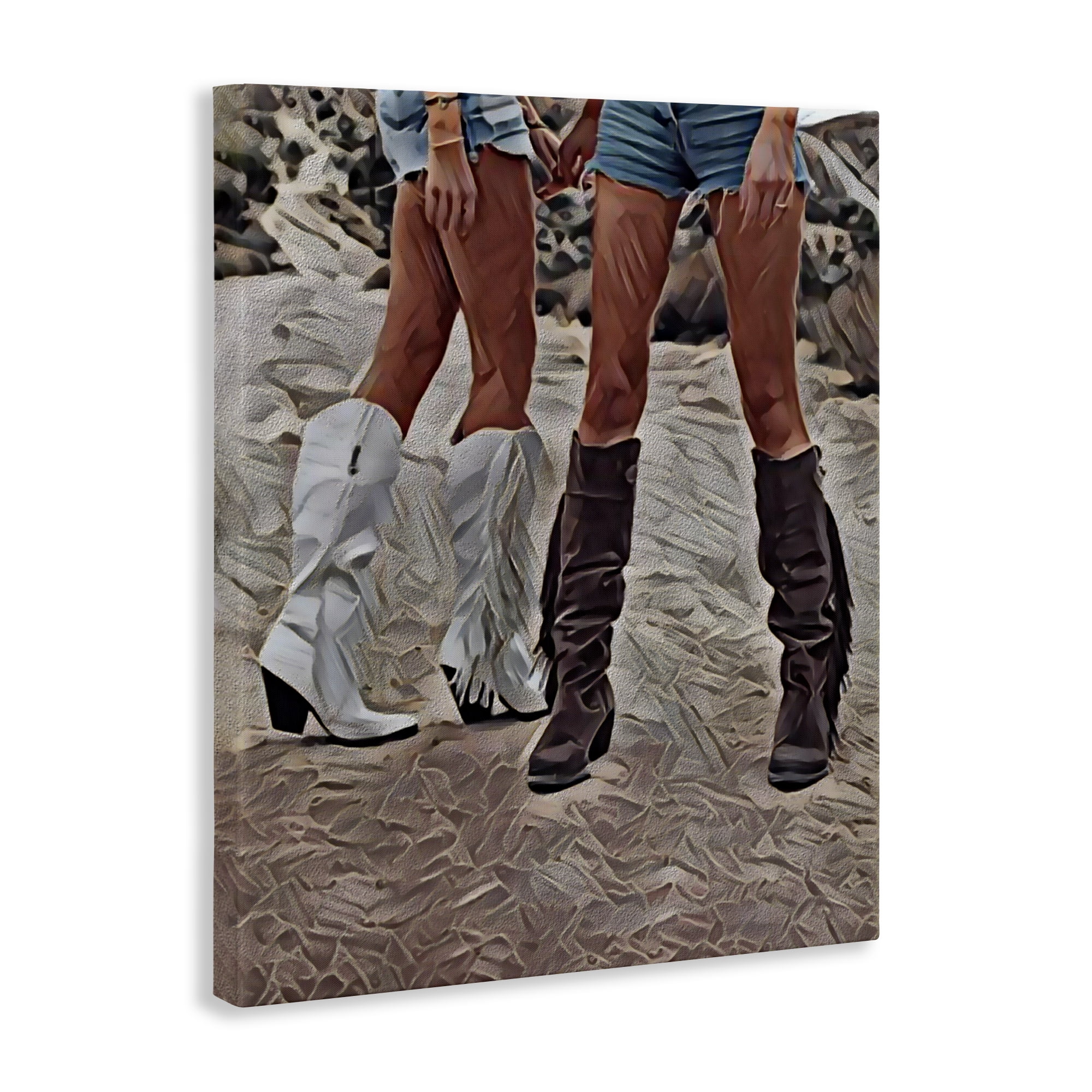 Rodeo Girls Friendship Canvas Wall Art, design by Jesse Keith