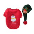thumbnail image 1 of Christmas Soft Warm Winter Doggie Sweater with Scarf for Small Medium Puppy Dogs, 1 of 3