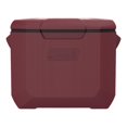 thumbnail image 1 of Hielera Coleman Chiller de 60 qt con ruedas, portátil, color cranberry, 1 of 6