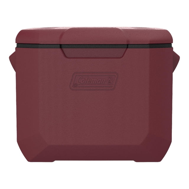 Hielera Coleman Chiller de 60 qt con ruedas, portátil, color cranberry
