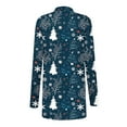 thumbnail image 6 of Christmas Cardigans for Women Open Front Fashion Print Fall Cardigan Casual Loose Outwear Clothes, 6 of 6