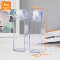 thumbnail image 2 of x Clear Milk Carton Water Bottle,500 ml Milk Juice Box, Reusable, 2 of 4