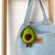 thumbnail image 3 of Llavero colgante XCF coche aguacate peluche piernas, 3 of 4