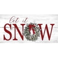 thumbnail image 2 of Deiter, Lori 32x18 Gold Ornate Wood Framed with Double Matting Museum Art Print Titled - Let It Snow, 2 of 4