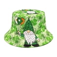 thumbnail image 1 of Chapeau Bob pour Extérieur Décontracté Classique Pare-Soleil Réversible Imprimé Floral Idéal pour Fêtes et Festivités, 1 of 2