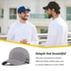 thumbnail image 5 of Sonducket Sombrero de béisbol ajustable para hombres y mujeres, senderismo, Camping, adultos, gorra de algodón, sombrero de estilo informal, Sombreros Gris XL, 5 of 6