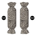 thumbnail image 4 of Candy Pillow With Pillow Core 24.6×9.8in Durable Cord Opening And Closing Design Waterproof And Easy To Install Zebra Skin Print Style Saddlebrown_4, 4 of 8