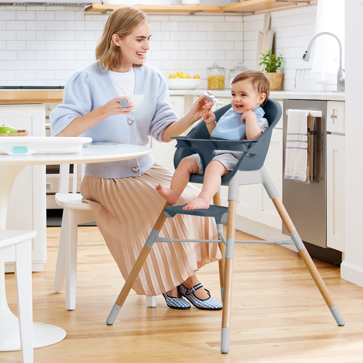 Skip Hop Eon 4-in-1 Convertible High Chair - Slate Blue