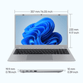 thumbnail image 3 of Coolby Laptop computer, 16GB RAM 240GB SSD, 15.6" Full HD,Quad Core 6500Y Up to 3.4GHz, Lightweight Notebook , HD Port,Webcam,Type-C PD Charging, Poratable Business and Student Laptops, 3 of 7