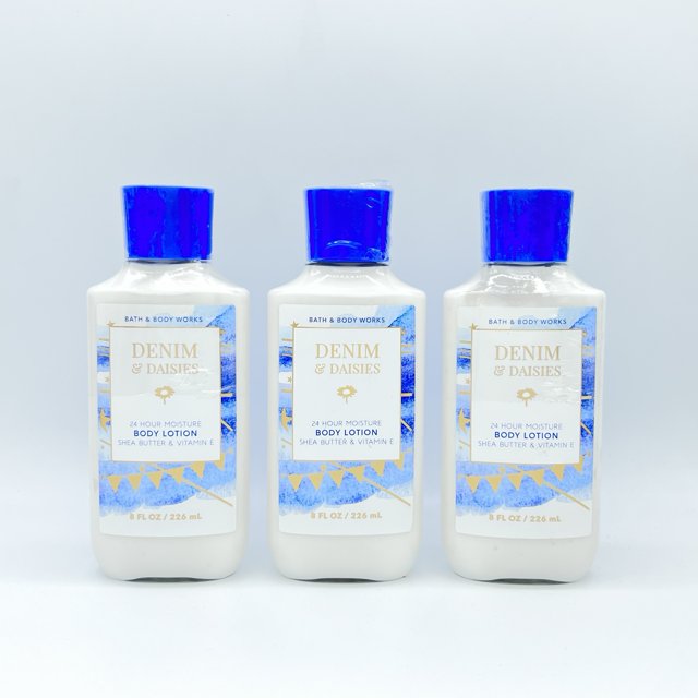 Bath & Body Works Denim & Daisies 8oz Shea Butter & Vitamin E Body