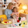 Crochet Kit Includes Ergonomic Hooks Yarn Storage Case Starter Set ...
