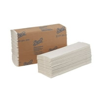 Scott® C-Fold Paper Towels, 10" x 13", 60% Recycled, White, 200 Towels Per Sleeve, Case Of 2,400 Sheets