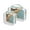 Holiday Beach Starfish, variant on Clear Makeup Bags with Handle Large Opening 2 Pack Set Toiletry Bag Quart Size Bag, for Women Man Traveling Travel Essentials, Toiletries and Other. Holiday Beach Starfish