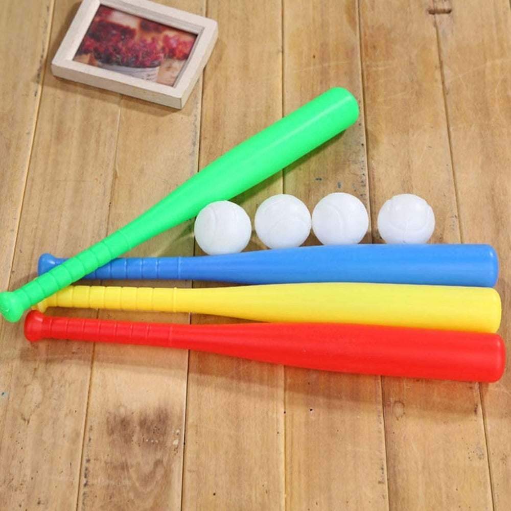 1 Set Kids Plastic Baseball Set Baseball Bat and Ball Combo Set