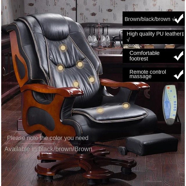 Modern Ergonomic Office Chairs Computer Armchair Designer Recliner Leather Chair Lounge Italian Swivel Fauteuil Home Furniture My Lux Decor Round