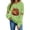 Green sweatshirt for women #9, variant on Women's Crew Neck Long Sleeve Pullover Sweatshirt Patchwork Pumpkin Bow Maple Leaf Graphic Print Cozy Casual Fall Sweatshirt for Women Autumn Wear Khaki,L