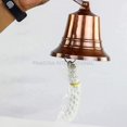 thumbnail image 3 of Authentic Bronze Premium Metal Bells | Marine Maritime Nautical Boat Bells & Ship's Decor Functional Bell | Nagina International (5 Inches), 3 of 6