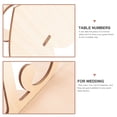 thumbnail image 3 of 10 números de mesa de madera para bodas, fiestas y catering., 3 of 7