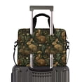 thumbnail image 2 of FORMRS 16" Laptop Bag Carrying Sleeve Case with Handle Travel Shoulder Briefcase, Brown Floral Rabbits Pattern, 2 of 8