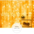 thumbnail image 3 of Led Stars Christmas Hanging Curtain Lights String Xmas Home Party Home Dec Ye, 3 of 5