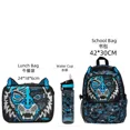 thumbnail image 1 of Australia Smiggle - Juego de 3 piezas de útiles escolares para niños, Marvel, Disney, mochila para estudiantes, taza de agua, bolsa para el almuerzo, mochila de anime, regalo, 1 of 5